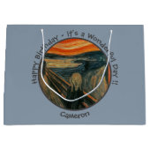 Edvard Munch der Party Items Collection Große Geschenktüte (Vorderseite)