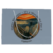 Edvard Munch der Party Items Collection Große Geschenktüte (Rückseite)