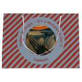 Edvard Munch der Party Items Collection Große Geschenktüte (Vorderseite)