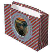 Edvard Munch der Party Items Collection Große Geschenktüte (Rückseite Schrägansicht)