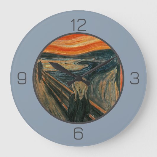 Edvard Munch der Party Items Collection Große Wanduhr (Vorderseite)