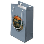Edvard Munch der Party Items Collection Kleine Geschenktüte (Rückseite Schrägansicht)