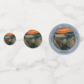 Edvard Munch der Party Items Collection Konfetti (Vorderseiten)