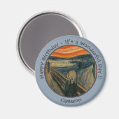 Edvard Munch der Party Items Collection Magnet (Vorderseite/Rückseite)
