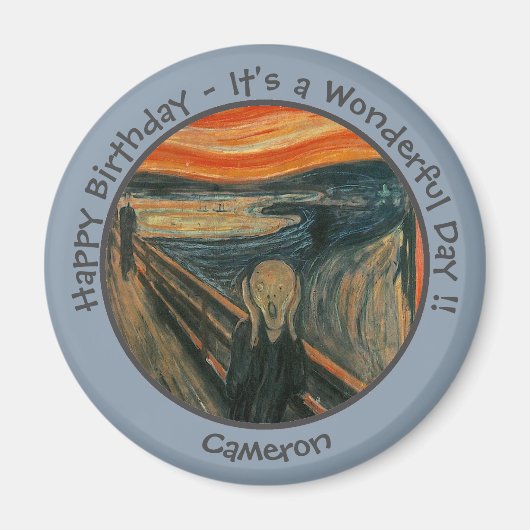 Edvard Munch der Party Items Collection Magnet (Vorne)