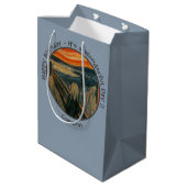 Edvard Munch der Party Items Collection Mittlere Geschenktüte (Rückseite Schrägansicht)