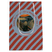 Edvard Munch der Party Items Collection Mittlere Geschenktüte (Rückseite)