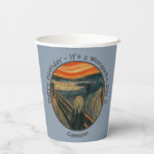 Edvard Munch der Party Items Collection Pappbecher (Rückseite)