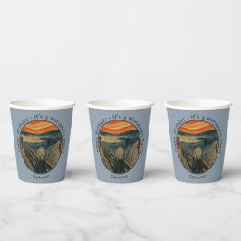 Edvard Munch der Party Items Collection Pappbecher
