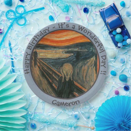 Edvard Munch der Party Items Collection Pappteller (Party)