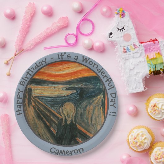 Edvard Munch der Party Items Collection Pappteller (Party)