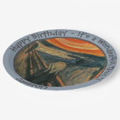 Edvard Munch der Party Items Collection Pappteller (Schrägansicht)