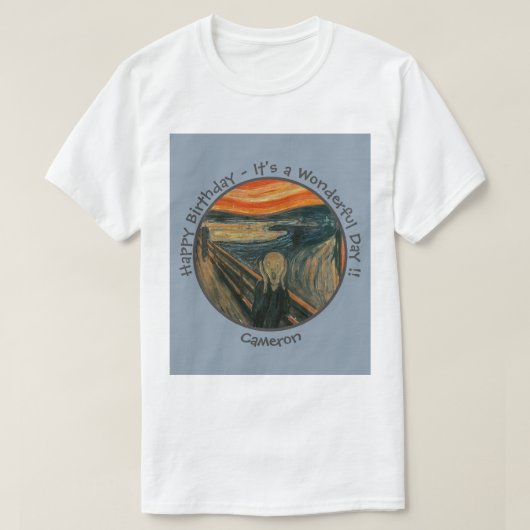 Edvard Munch der Party Items Collection T-Shirt (Design vorne)