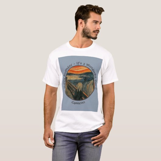 Edvard Munch der Party Items Collection T-Shirt (Vorne ganz)