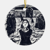 Edvard Munch der Pretender die letzte Stunde Keramik Ornament (Vorne)