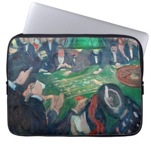 Edvard Munch - Der Roulettetisch in Monte Carlo Laptopschutzhülle