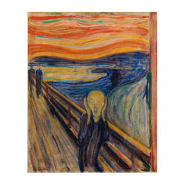 Edvard Munch - Der Schrei 1893 Acryl Wandkunst