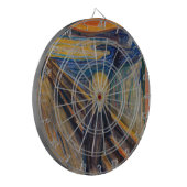 Edvard Munch - Der Schrei 1893 Dartscheibe (Vorderseite Links)