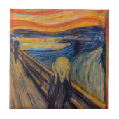 Edvard Munch - Der Schrei 1893 Fliese (Vorderseite)
