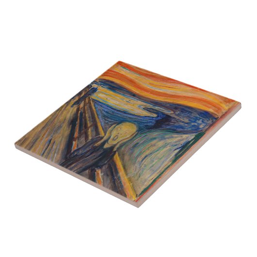 Edvard Munch - Der Schrei 1893 Fliese (Seite)