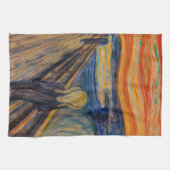 Edvard Munch - Der Schrei 1893 Geschirrtuch (Horizontal)