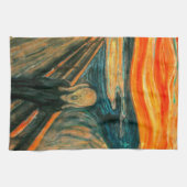 EDVARD MUNCH - der Schrei 1893 Geschirrtuch (Horizontal)
