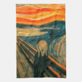 EDVARD MUNCH - der Schrei 1893 Geschirrtuch (Vertikal)
