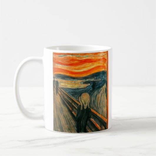 EDVARD MUNCH - der Schrei 1893 Kaffeetasse (Links)