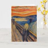 Edvard Munch - Der Schrei 1893 Karte (Gelbe Blume)