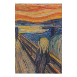 Edvard Munch - Der Schrei 1893 Künstlicher Leinwanddruck