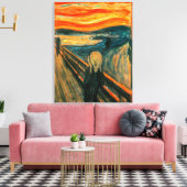 EDVARD MUNCH - Der Schrei 1893 Leinwanddruck (Insitu (Wohnzimmer))