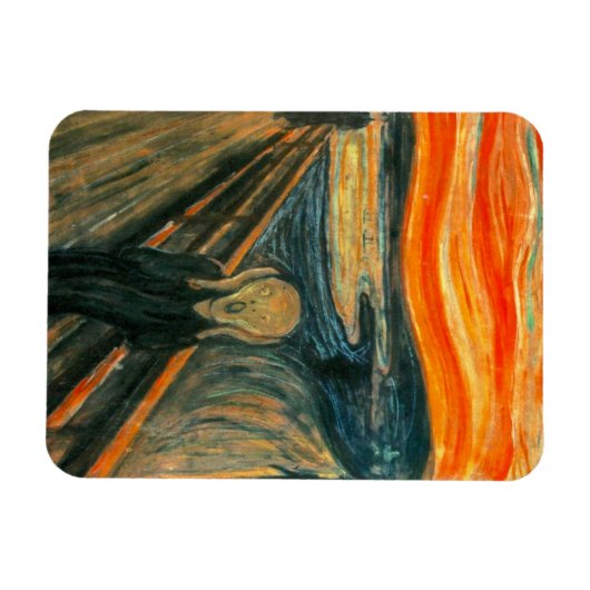 EDVARD MUNCH - Der Schrei 1893 Magnet (Horizontal)
