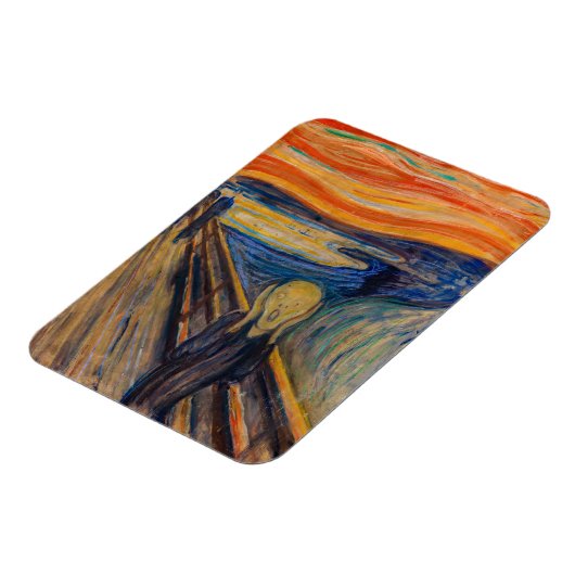 Edvard Munch - Der Schrei 1893 Magnet (Linke Seite)