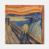 Edvard Munch - Der Schrei 1893 Magnet (Vorne)