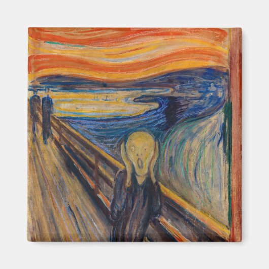 Edvard Munch - Der Schrei 1893 Magnet (Vorne)