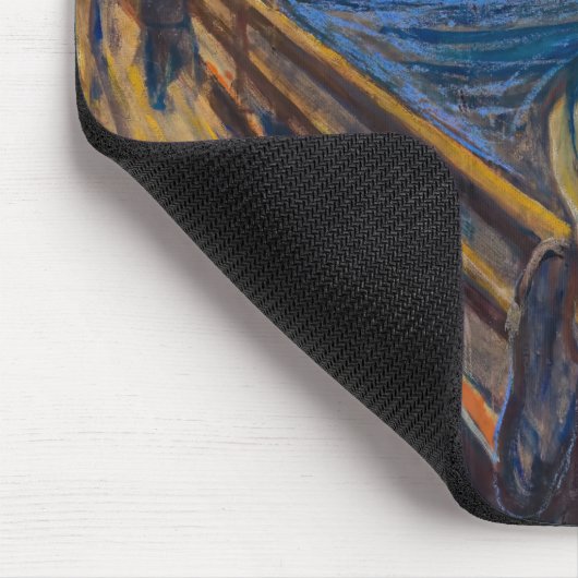 Edvard Munch - Der Schrei 1893 Mousepad (Ecke)