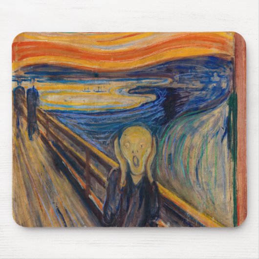 Edvard Munch - Der Schrei 1893 Mousepad (Vorne)