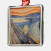 Edvard Munch - Der Schrei 1893 Ornament Aus Metall (Links)