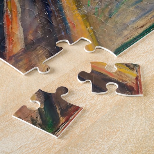 Edvard Munch - Der Schrei 1893 Puzzle (Seite)