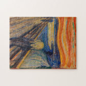 Edvard Munch - Der Schrei 1893 Puzzle (Horizontal)