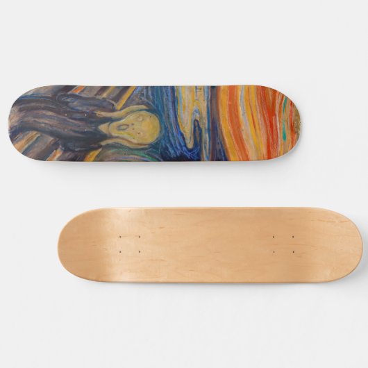 Edvard Munch - Der Schrei 1893 Skateboard (Horizontal)
