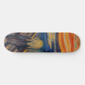 Edvard Munch - Der Schrei 1893 Skateboard (Horizontal)