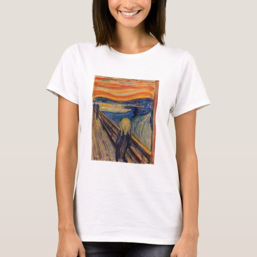 Edvard Munch - Der Schrei 1893 T-Shirt (Vorderseite)