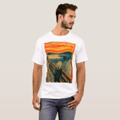 EDVARD MUNCH - der Schrei 1893 T-Shirt (Vorne ganz)