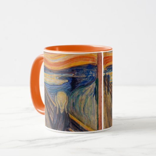 Edvard Munch - Der Schrei 1893 Tasse (Vorderseite Links)
