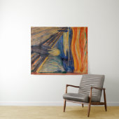 Edvard Munch - Der Schrei 1893 Wandteppich (Beispiel (Horizontal))