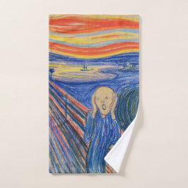 Edvard Munch - Der Schrei 1895 Badhandtuch Set
