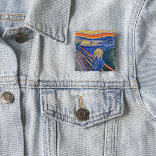 Edvard Munch - Der Schrei 1895 Button (Beispiel)