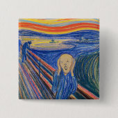 Edvard Munch - Der Schrei 1895 Button (Vorderseite)
