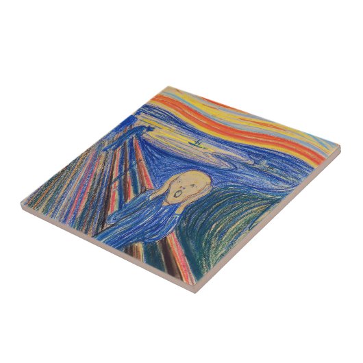 Edvard Munch - Der Schrei 1895 Fliese (Seite)
